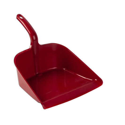 PLASTIC DUST PAN DEEP RED