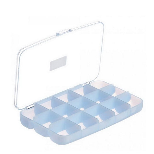 PLASTIC PILL CASE BLUE