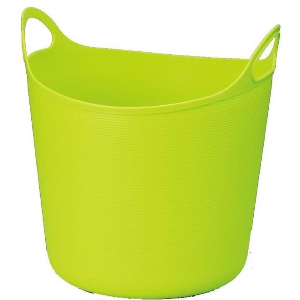 PLASTIC BASKET ALGO LARGE GREEN