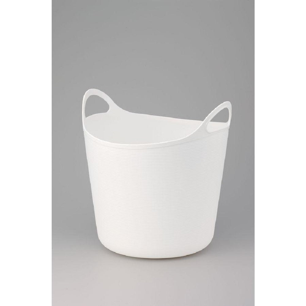 PLASTIC BASKET ALGO LARGE WHITE