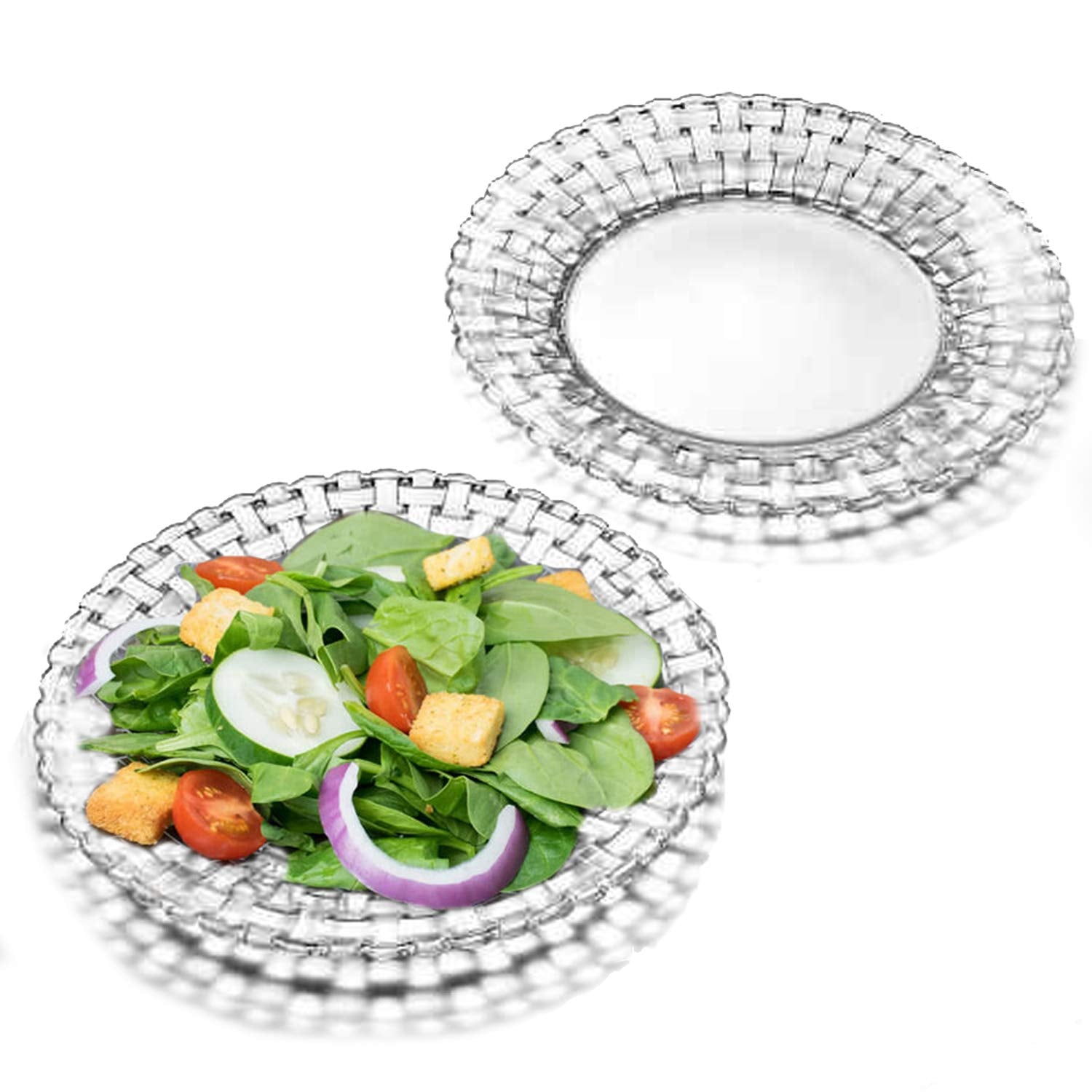 Buy Bossanova Crystal Plates 23 cm Online by Nachtmann - tablejoy.in