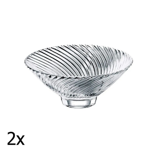 Buy Samba Crystal Footed Bowl 12.5 cm (Set of 2) by Nachtmann - tablejoy