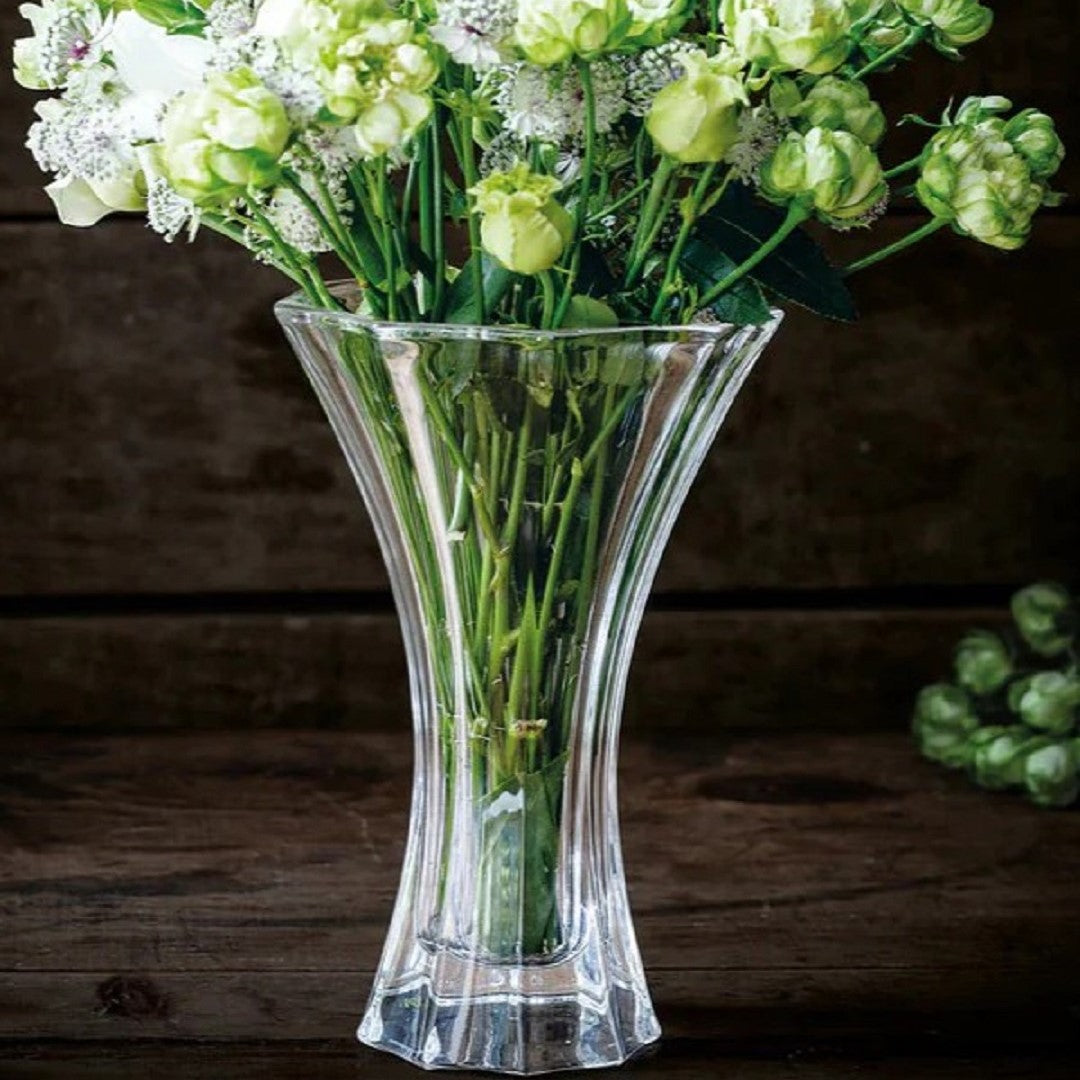 Saphir Crystal Flower Vase 24 cm.