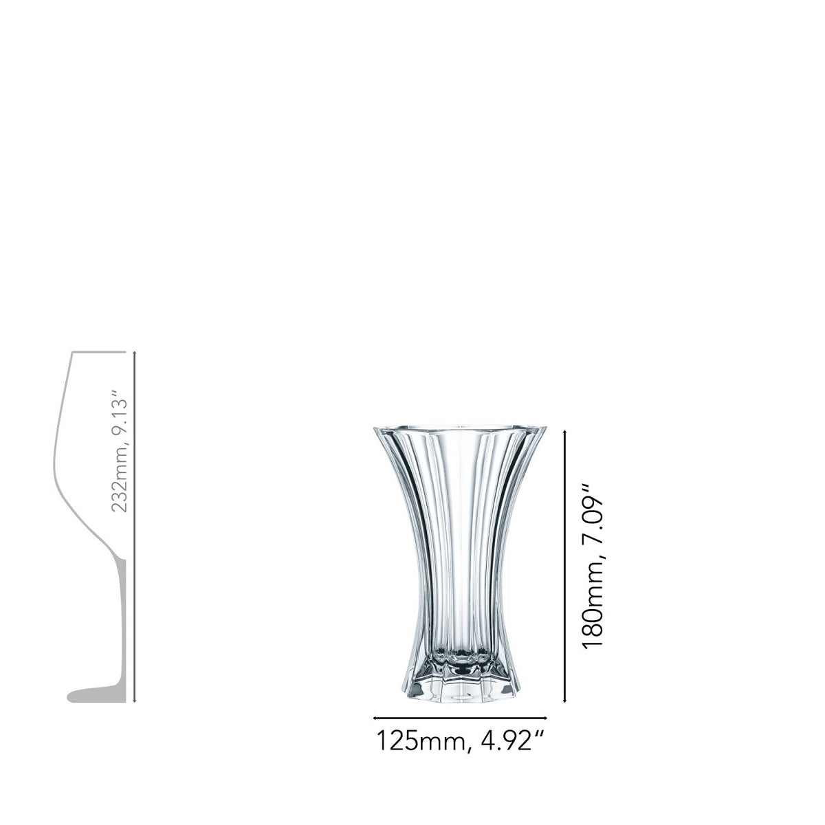 Nachtmann Vase 18 Cm
