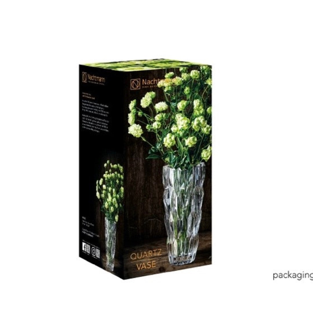 Quartz Crystal Flower Vase 26 cm