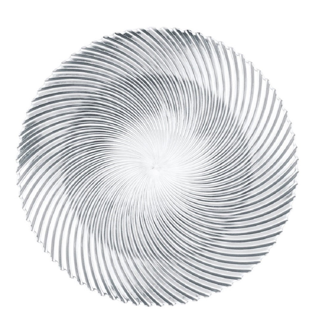 Samba Crystal Charger Plate Clear 32cm (Set of 2)