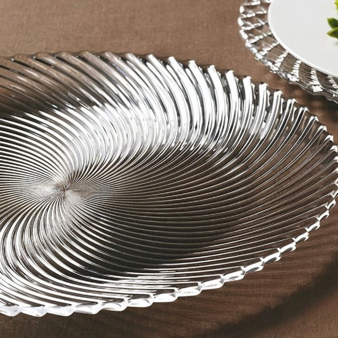 Samba Crystal Charger Plate Clear 32cm (Set of 2)