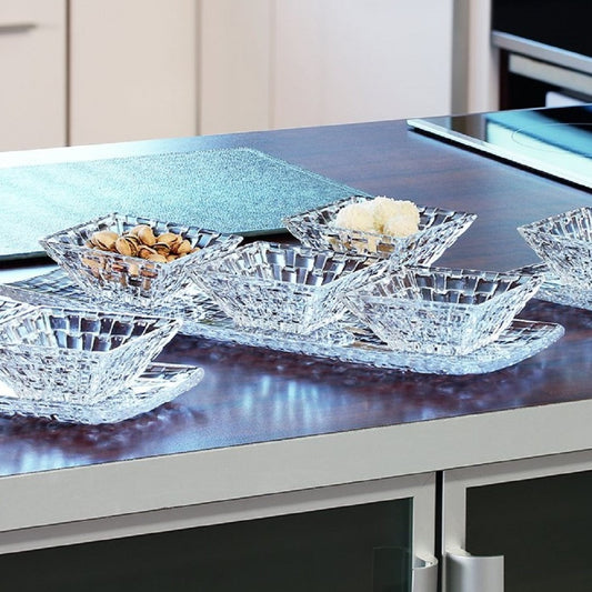 Nachtmann Bossa Nova Rectangle Small Plate Set, Set of 3