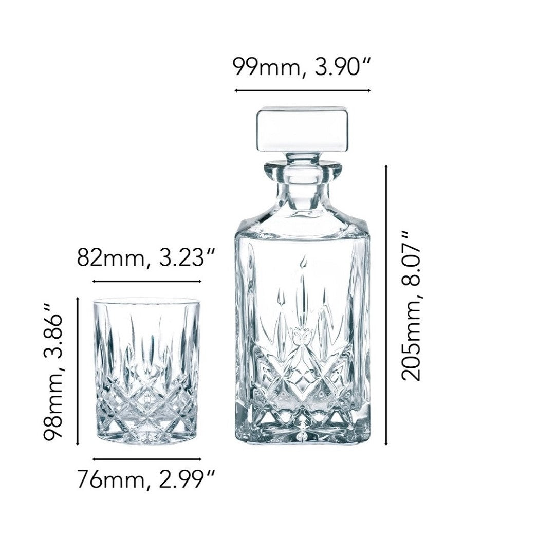 Nachtmann NOBLESSE DECANTER WITH WHISKY TUMBLER SET'3