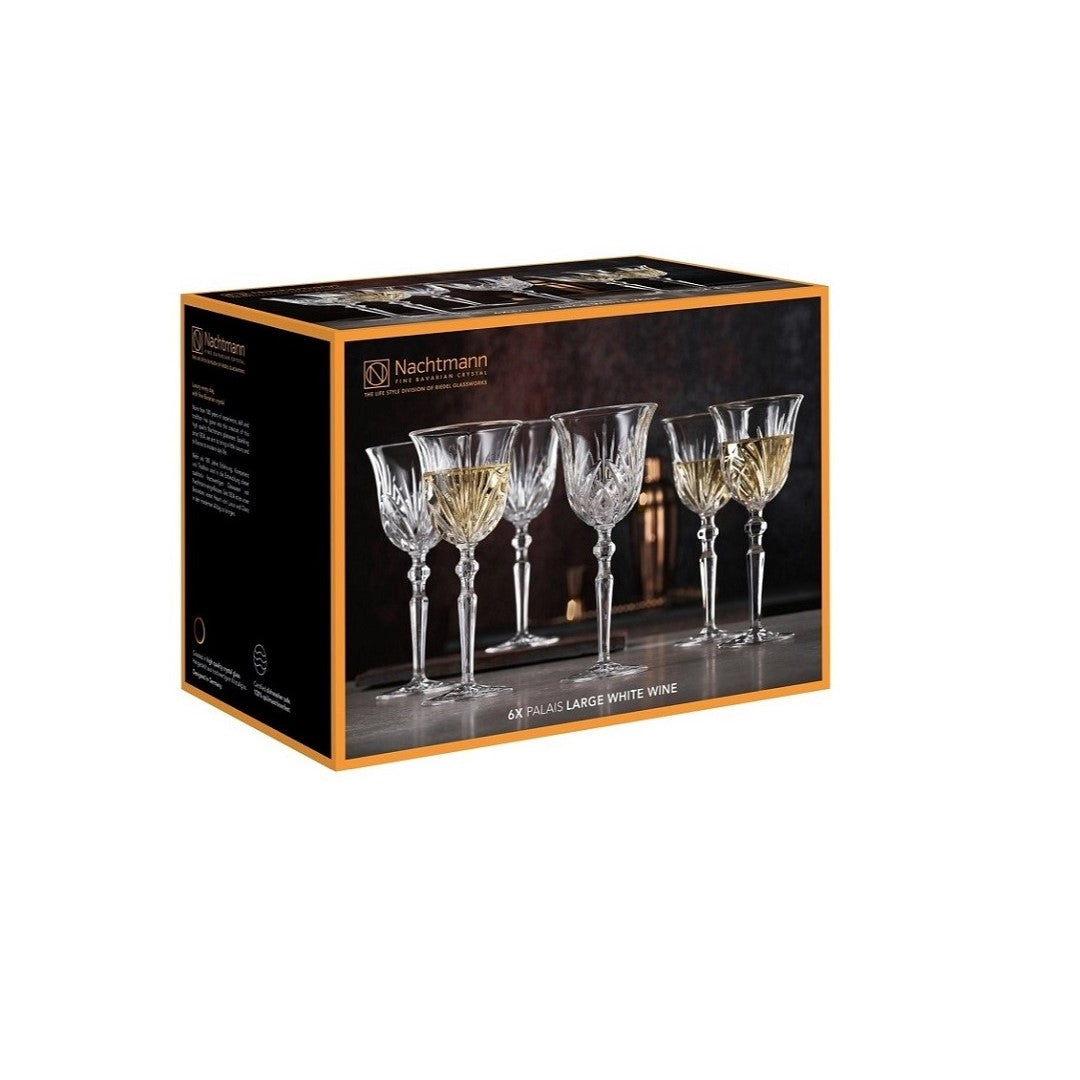 Nachtmann PALAIS LARGE WHITE WINE STW SET'6