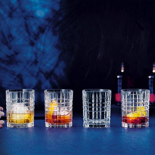 Buy Highland Square Whiskey Tumblers (Set of 4) Online by Nachtmann - tablejoy.in