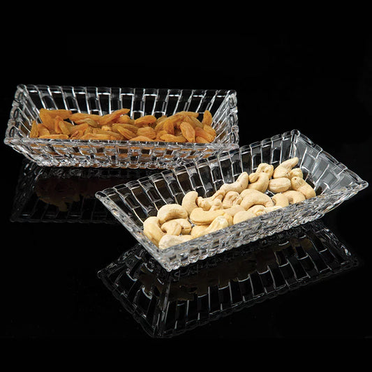 Buy Bossanova Rectangular Bowls 17 cm (Set of 2) Online by Nachtmann - tablejoy.in
