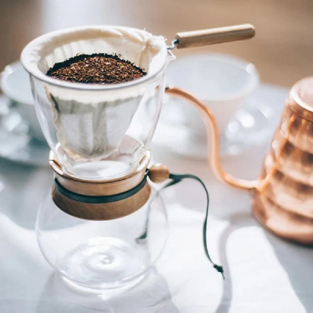 Coffee - Hot Brew Nel Drip 
Cotton Flannel 
3-4 cups