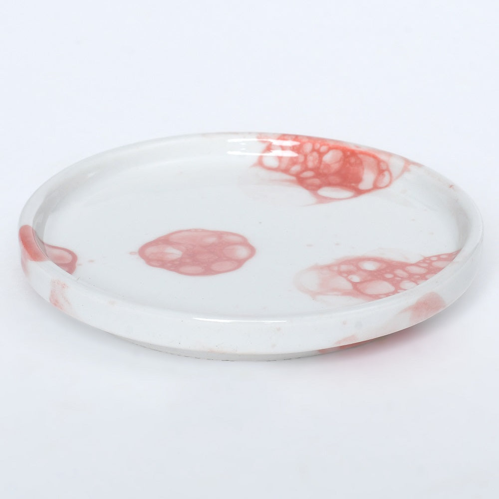 Tablejoy Edged Cannapes Plate Set'6 Red