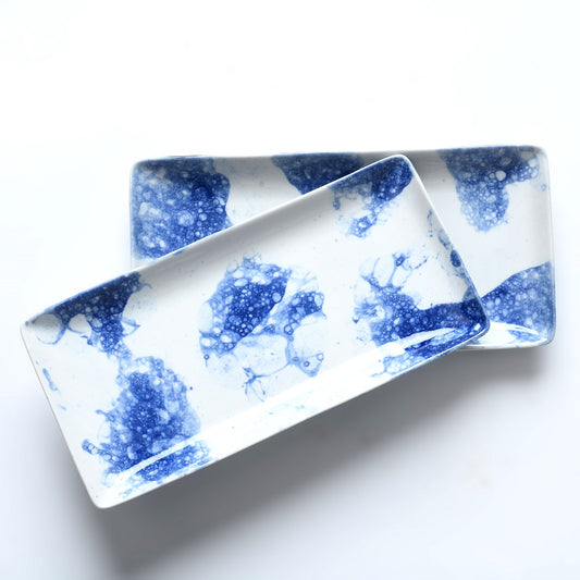 Tablejoy Rect. Serving Platter (B) Set'2 Blu
