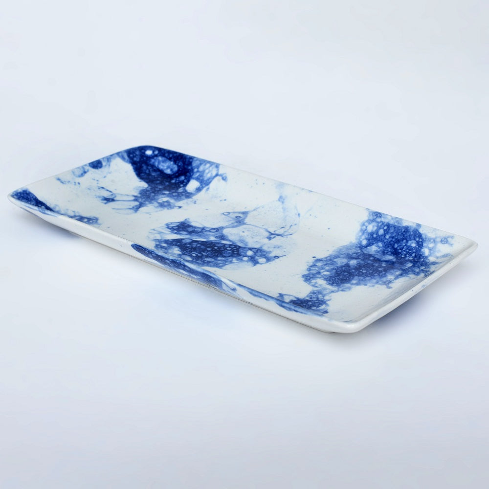Tablejoy Rect. Serving Platter (B) Set'2 Blu