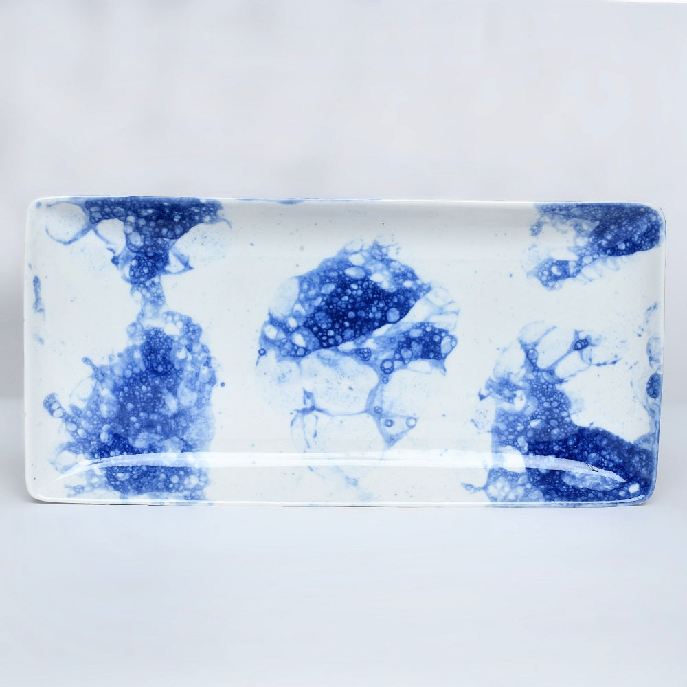 Tablejoy Rect. Serving Platter (B) Set'2 Blu