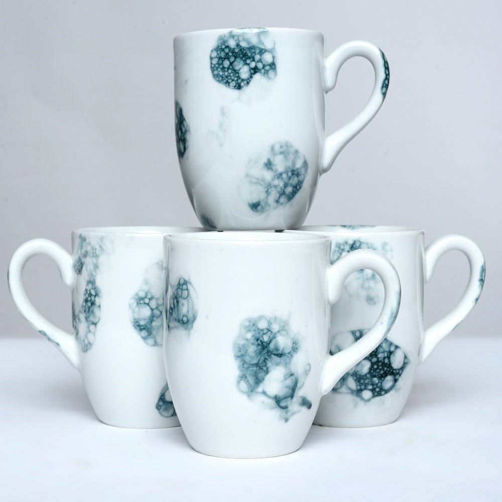 Tablejoy Milk/Coffee Mug Set'4 Blk