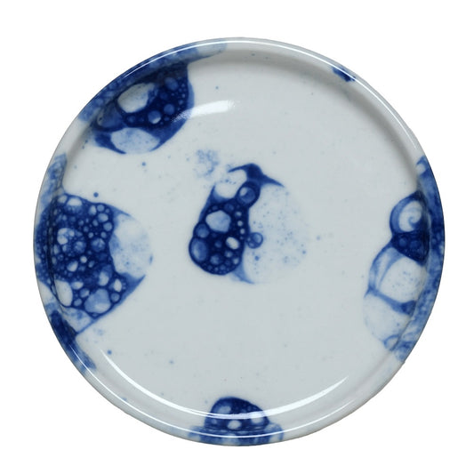Tablejoy Edged Cannapes Plate Set'6 Blu