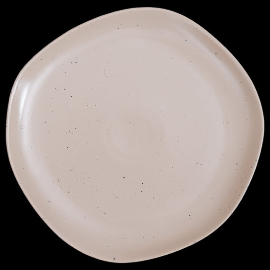 FUJITAKE FLATE PLATE 16CM ER DARK SAND DOTTS SET OF 6
