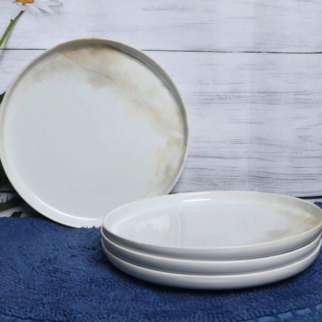 Urban Plate 28 Cm Set of 4 - Nogal Off White