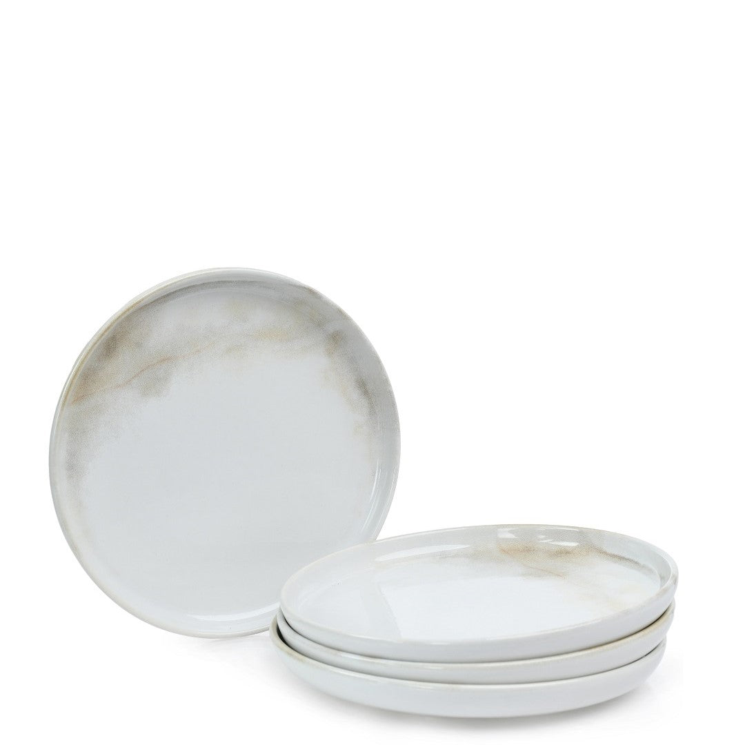 Urban Plate 17 Cm Set of 4 - Nogal Off White