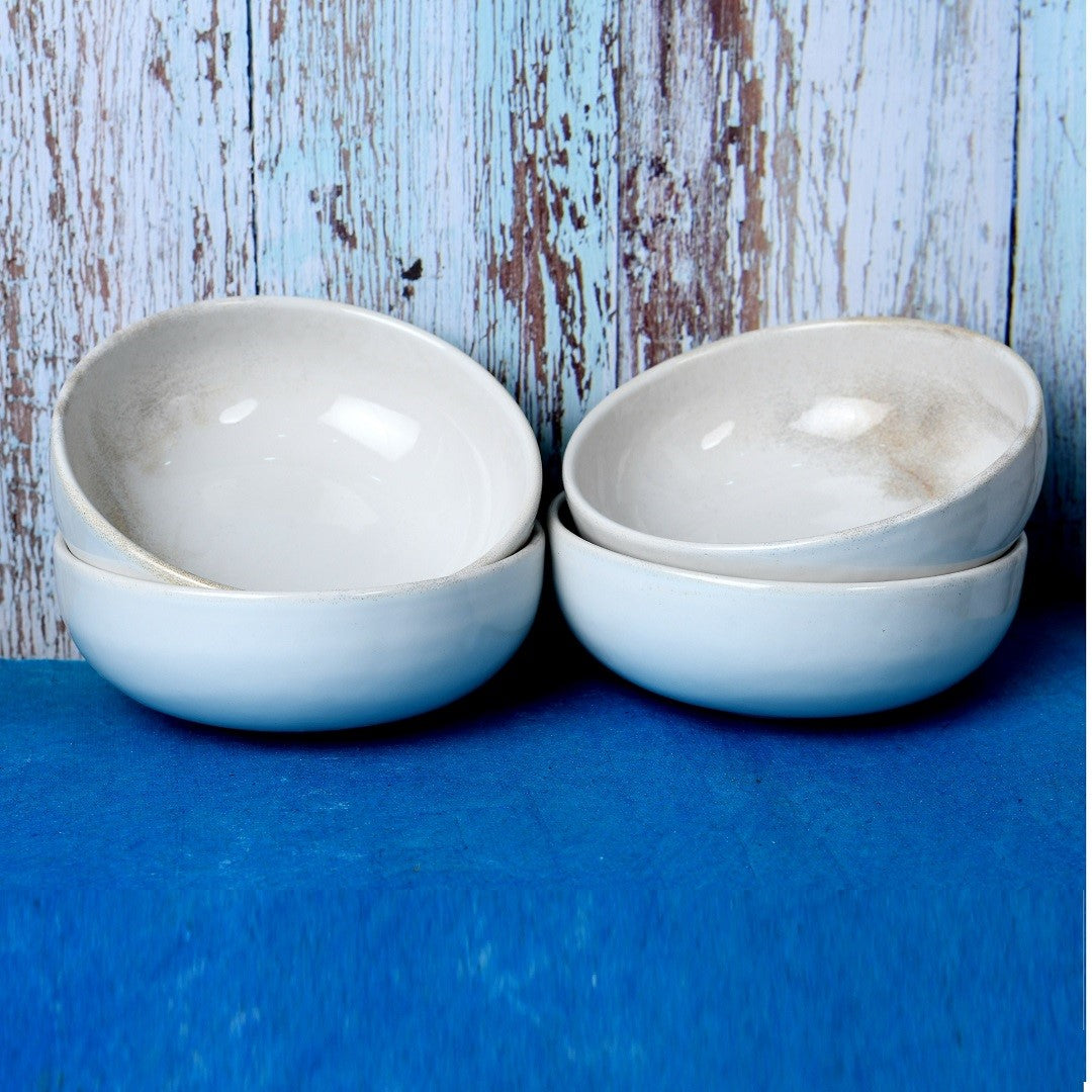 Urban Bowl 12 Cm Set of 4 - Nogal Off White