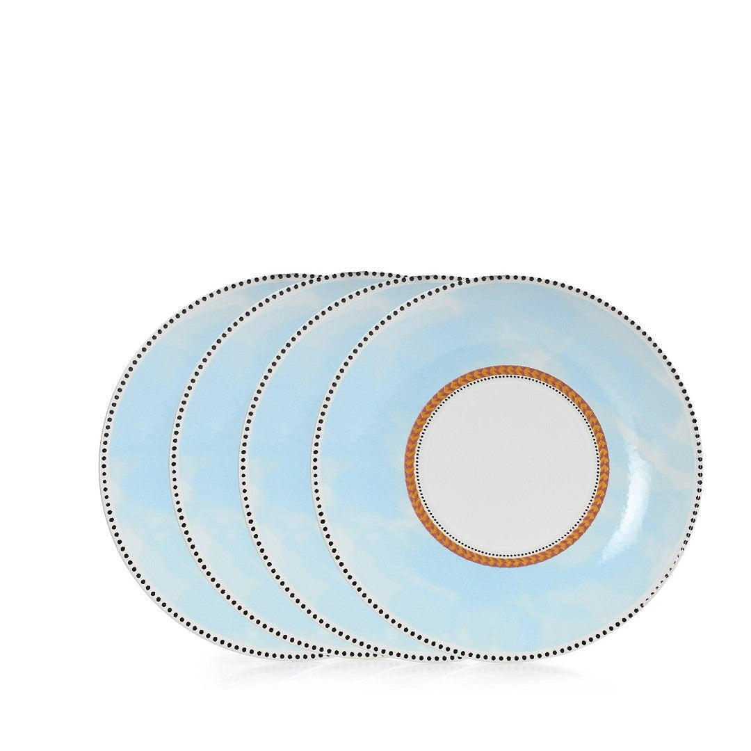 Coupe Plate 21 Cm Set of 4 - Abeto Azul