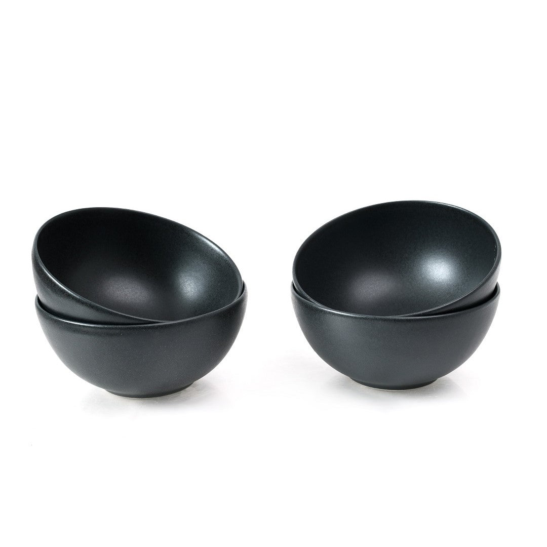 Coupe Bowl 16 Cm Set of 4 - Black Sand