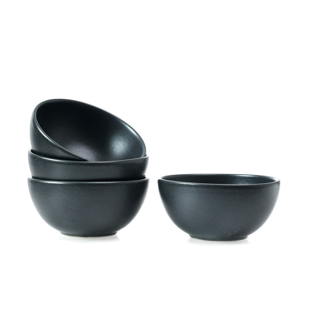 Coupe Bowl 14 Cm Set of 4 - Black Sand