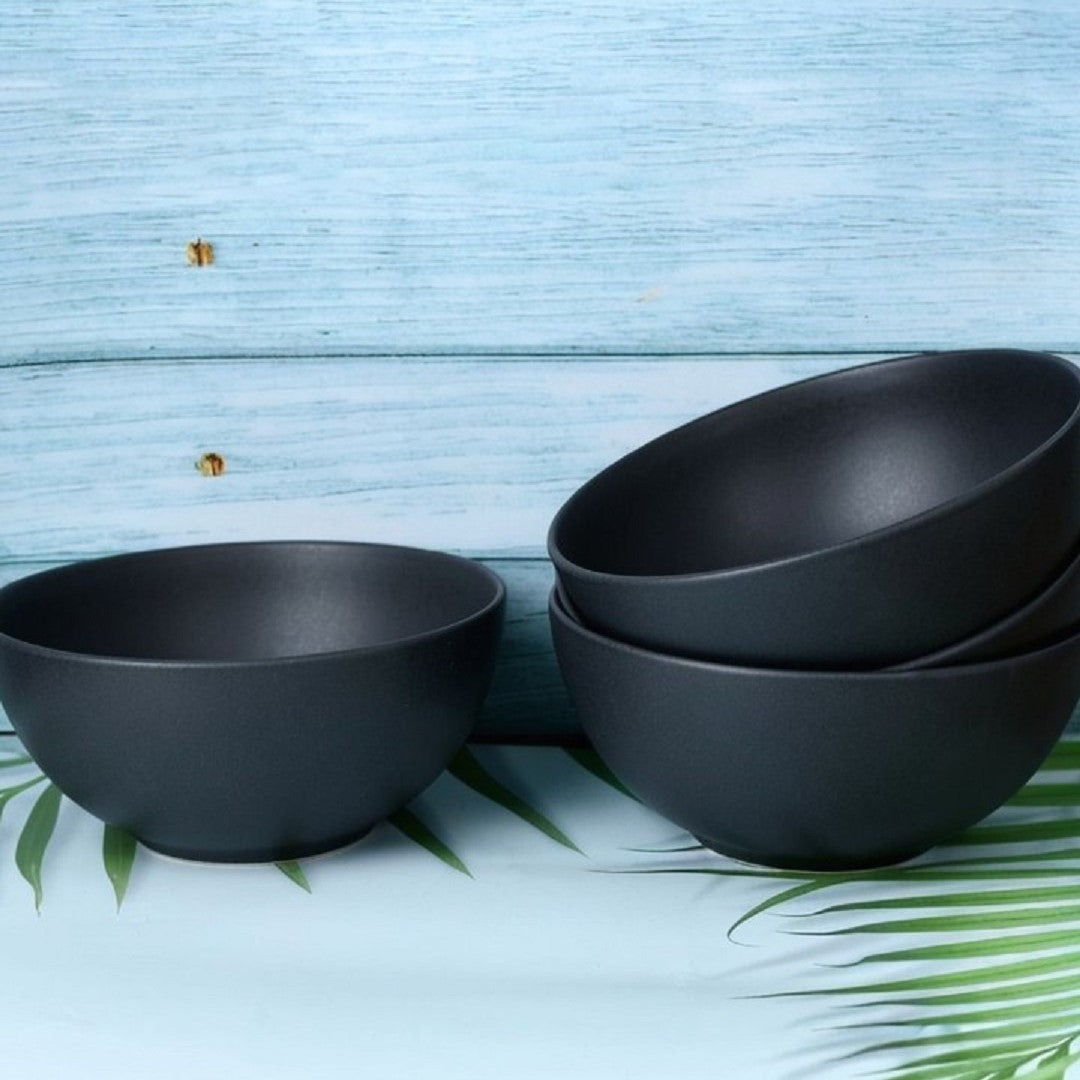 Coupe Bowl 14 Cm Set of 4 - Black Sand