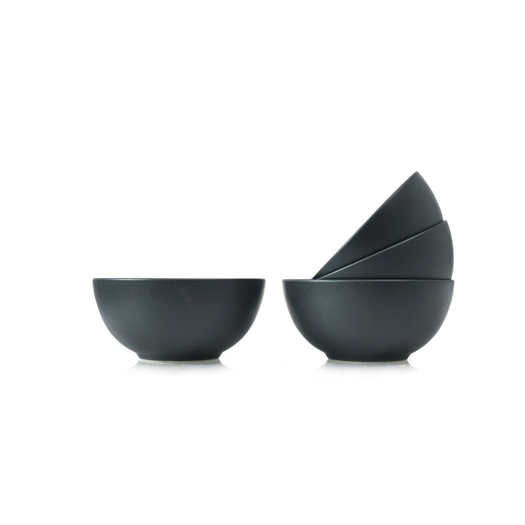 Coupe Bowl 10 Set of 4 - Black Sand