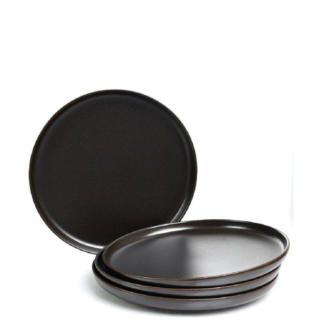 Urban Plate 17 Cm Set of 4 - Brown Metalic