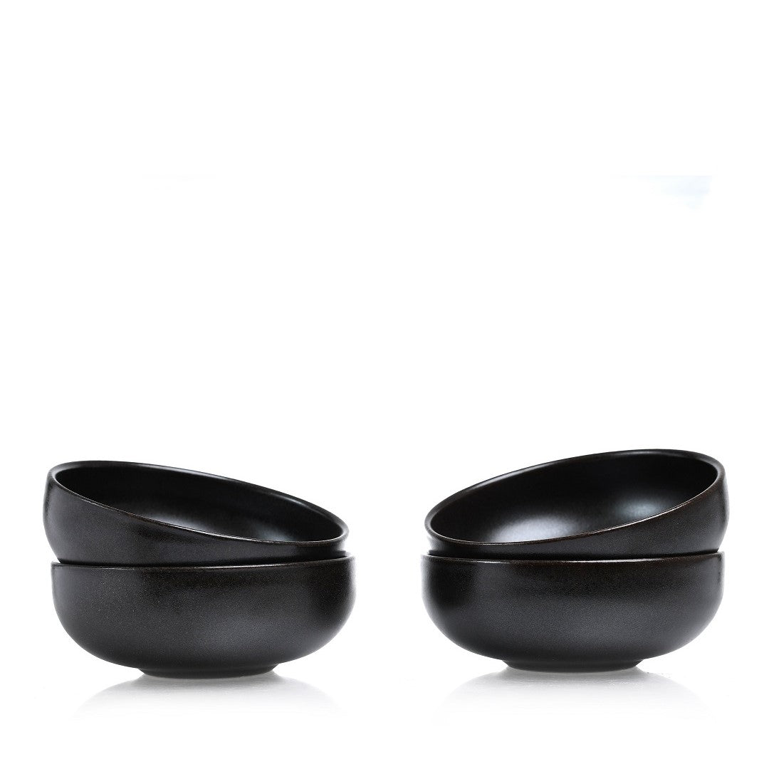 Urban Bowl 16 Cm Set of 4 - Brown Metalic