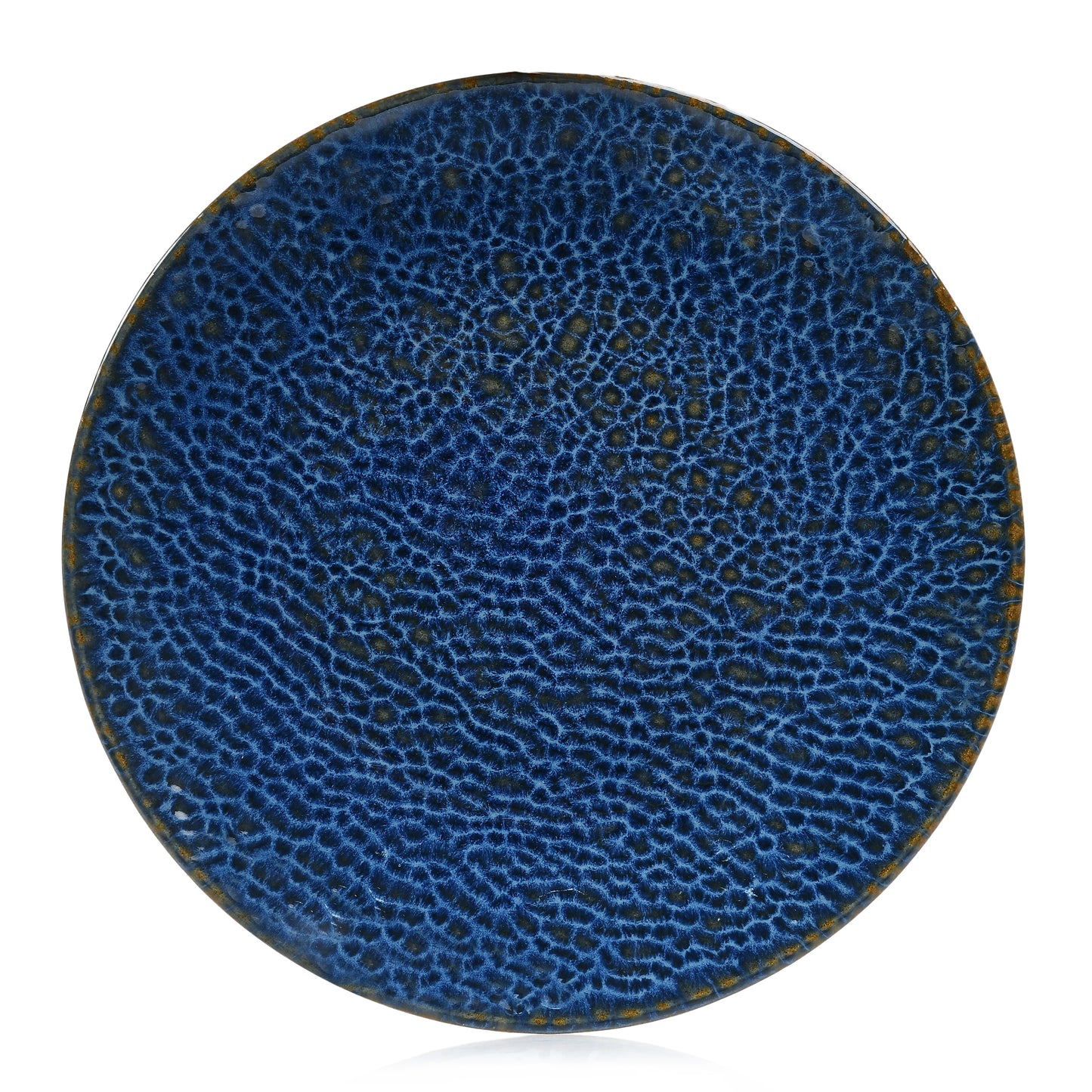 Coupe Plate 27 Cm Set of 4 - Rain Cobalto