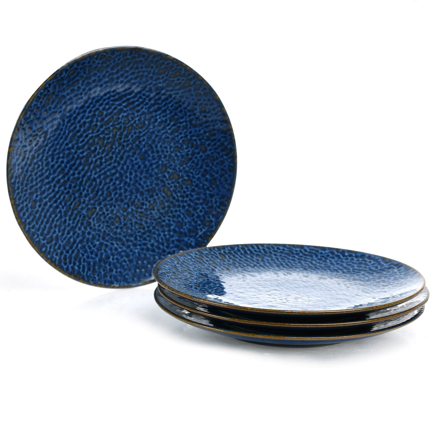 Coupe Plate 27 Cm Set of 4 - Rain Cobalto