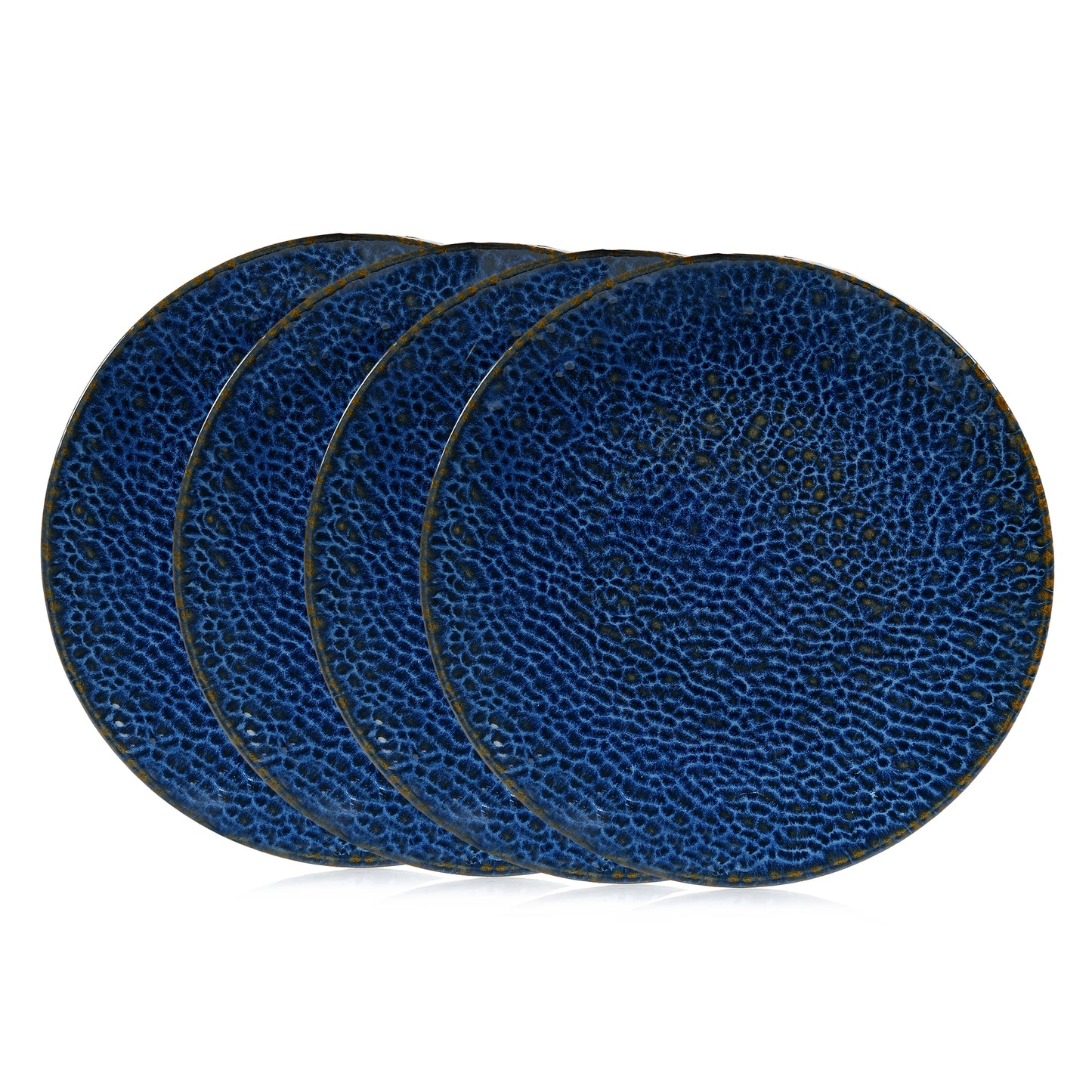 Coupe Plate 21 Cm Set of 4 - Rain Cobalto