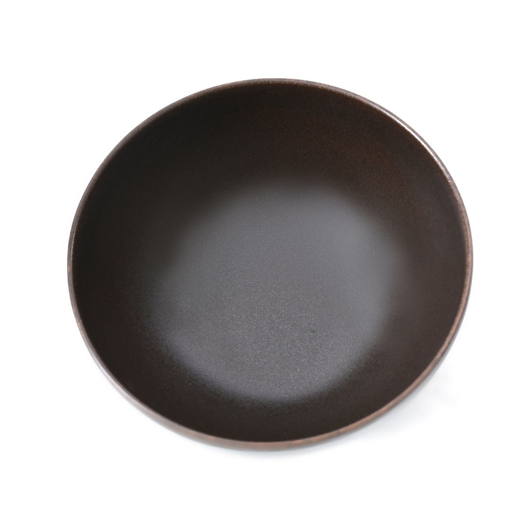 Mesa Brown Metallic Pasta Bowl 22 Cm
