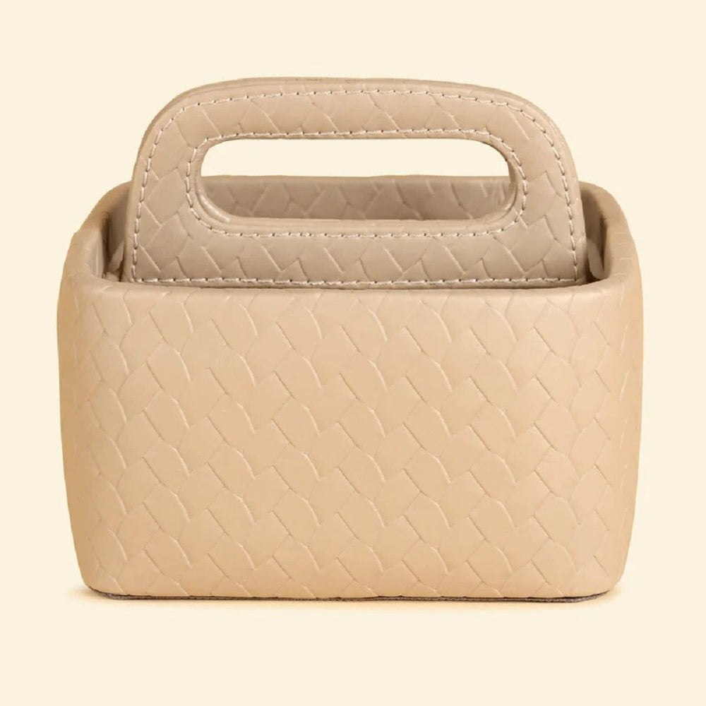Three Sixty Leather Entwine Multipurpose Caddy