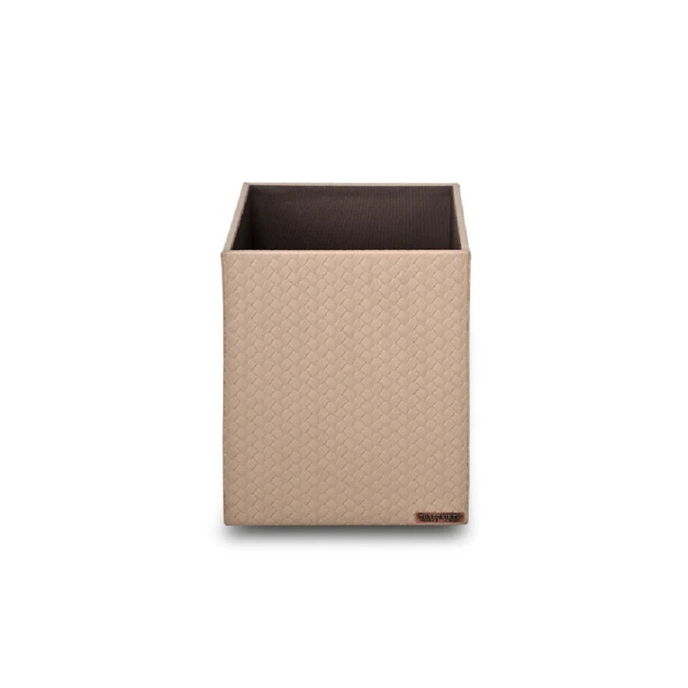 Three Sixty Leather Entwine Waste Bin