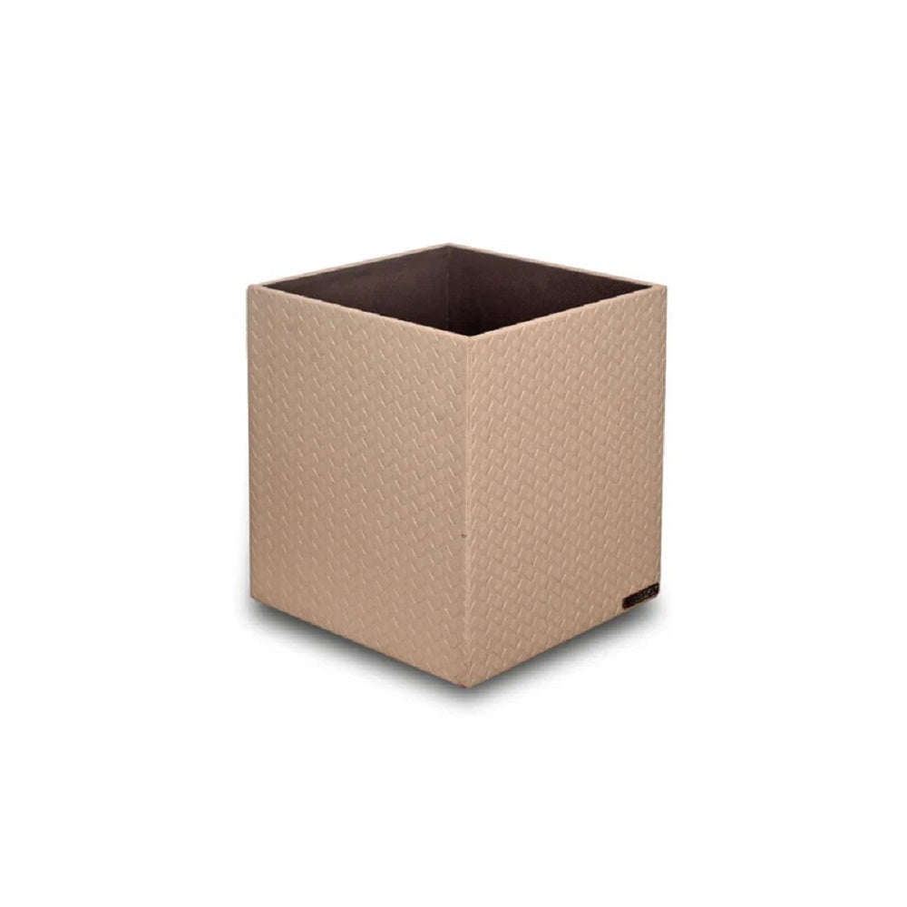 Three Sixty Leather Entwine Waste Bin