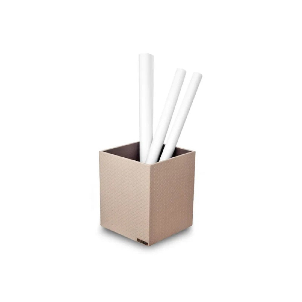 Three Sixty Leather Entwine Waste Bin