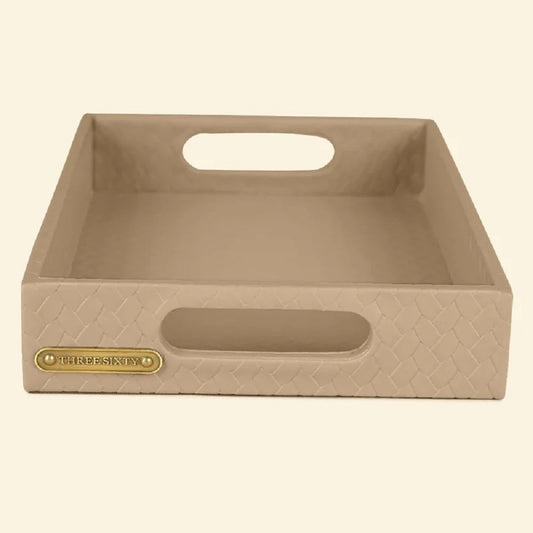 Three Sixty Leather Entwine Small Tray