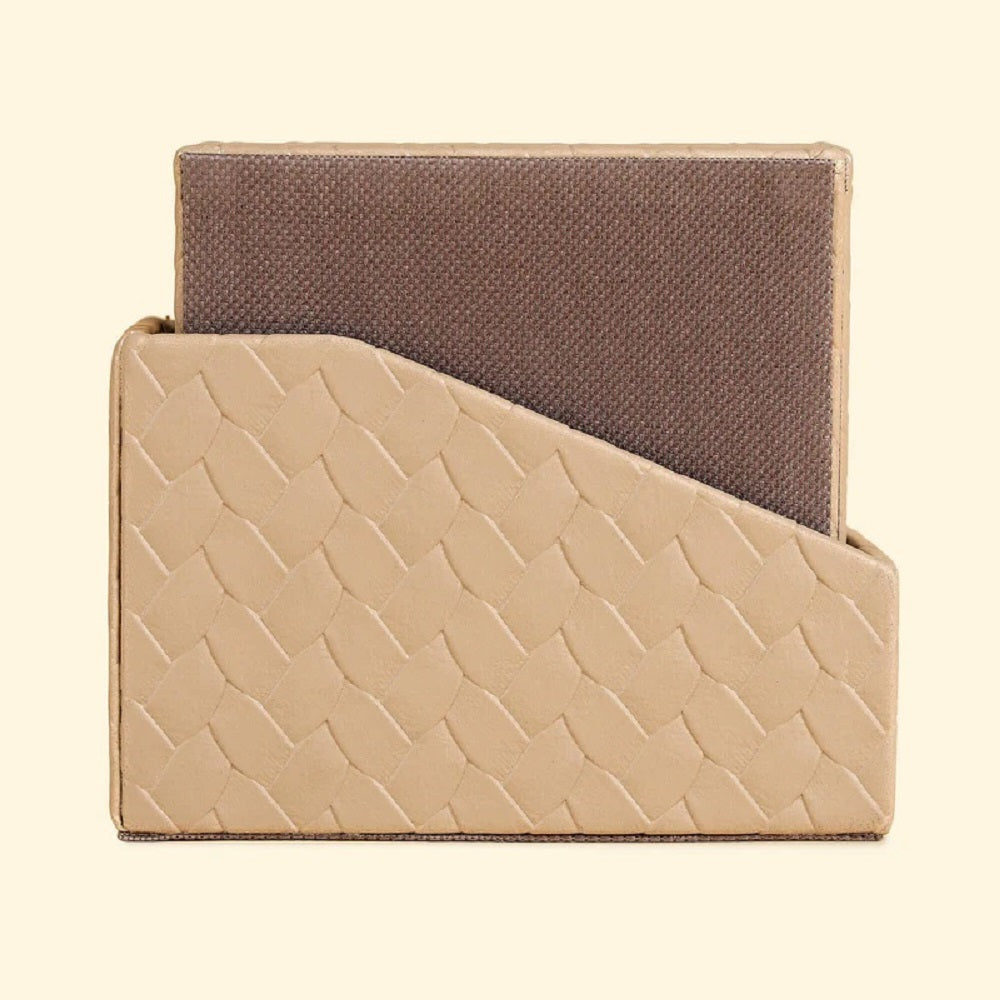 Three Sixty Leather Entwine Set Of 6 Coasters