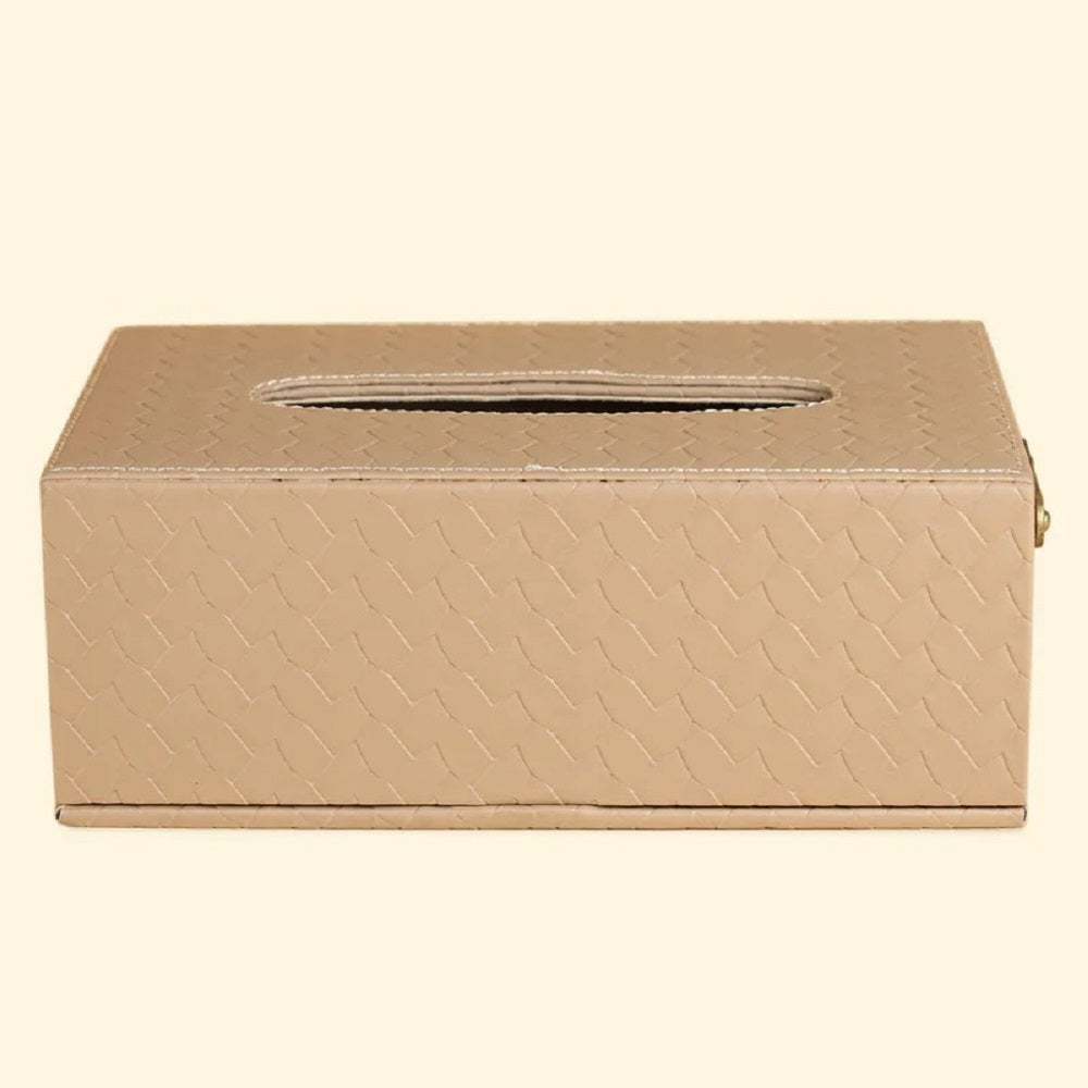 Three Sixty Leather Entwine Tissue Box