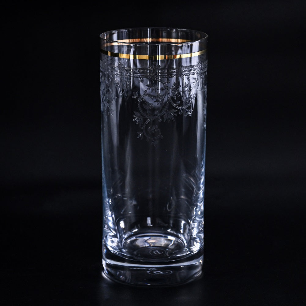 Rona Panto + Gold Rim Long Drink Set'4