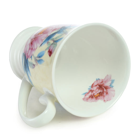 STECHOL COFFEE/MILK MUG PEONY SET 2