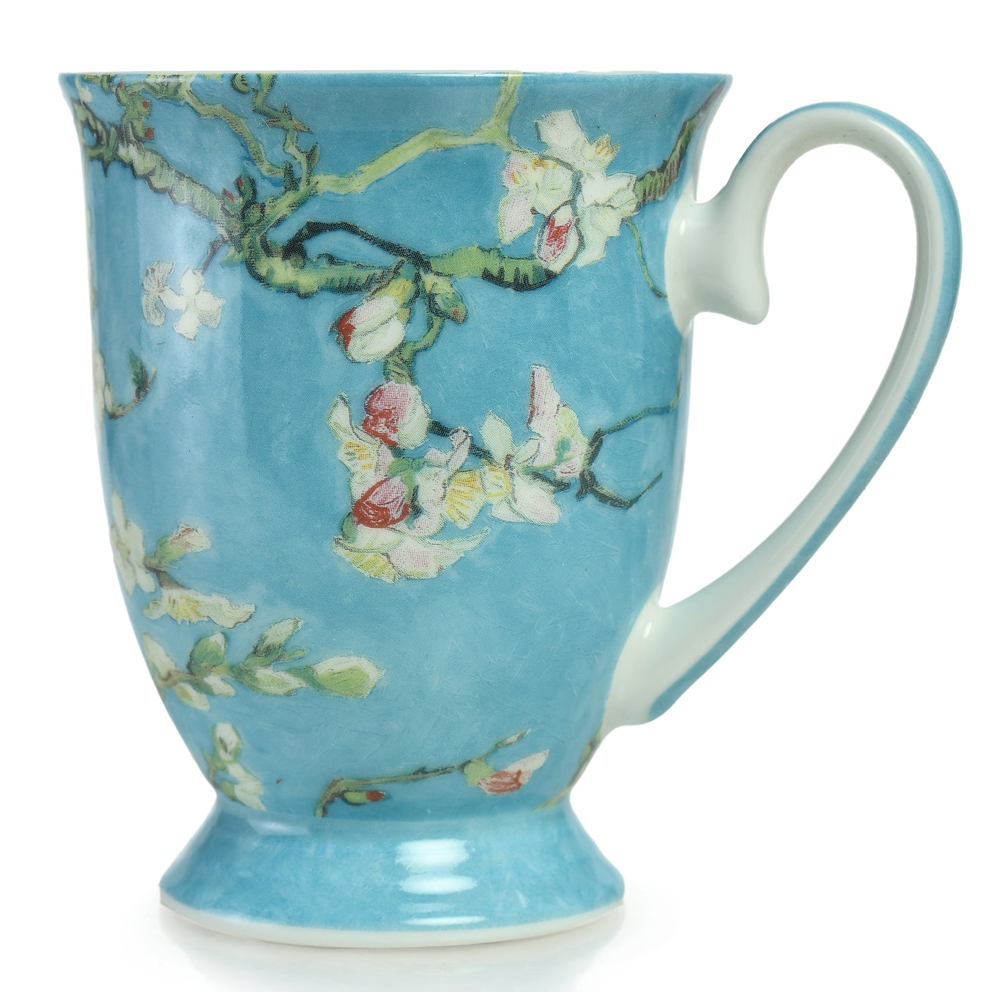 STECHOL COFFEE/MILK MUG ALMOND TREE BLUE SET 2