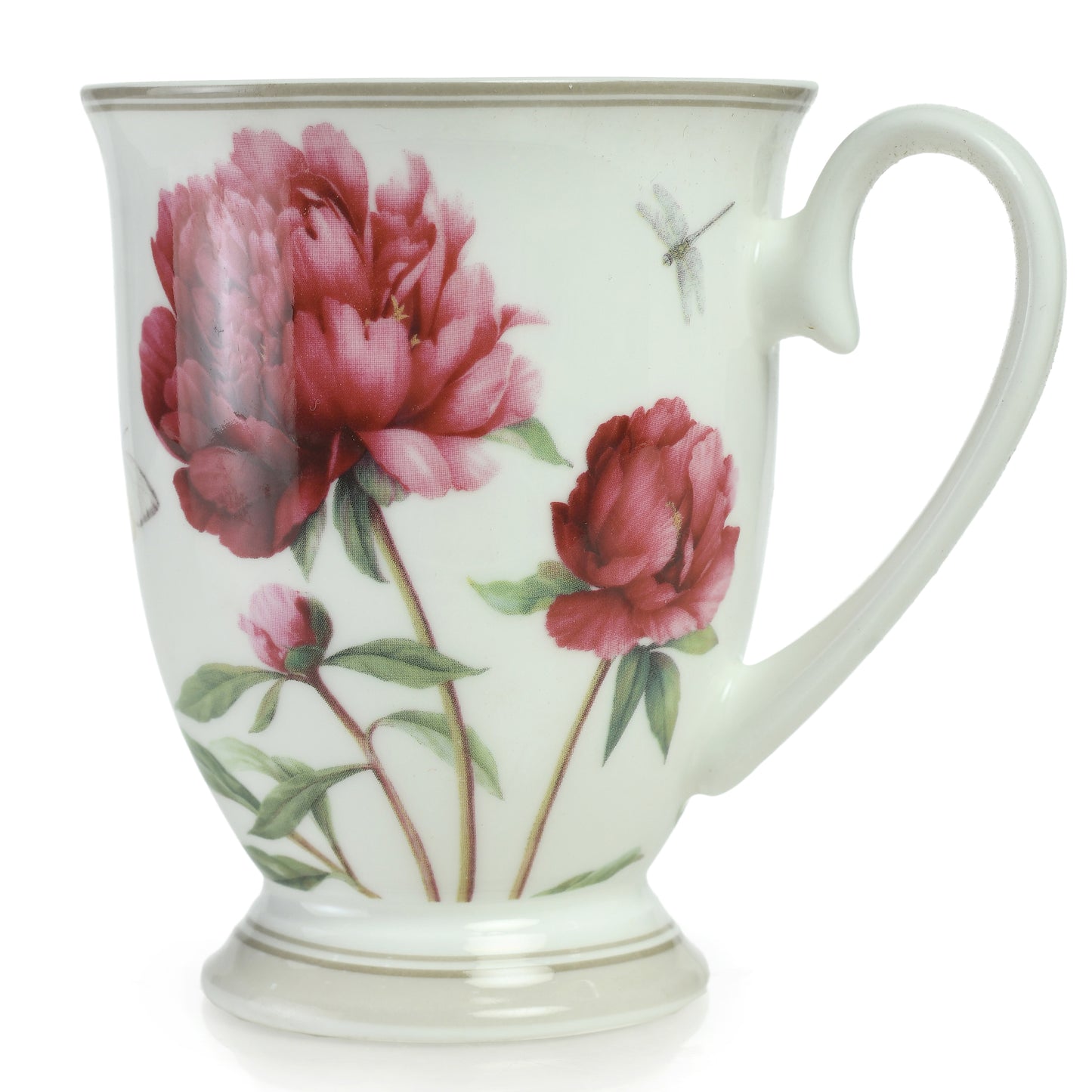 STECHOL RED PEONY Set of 2