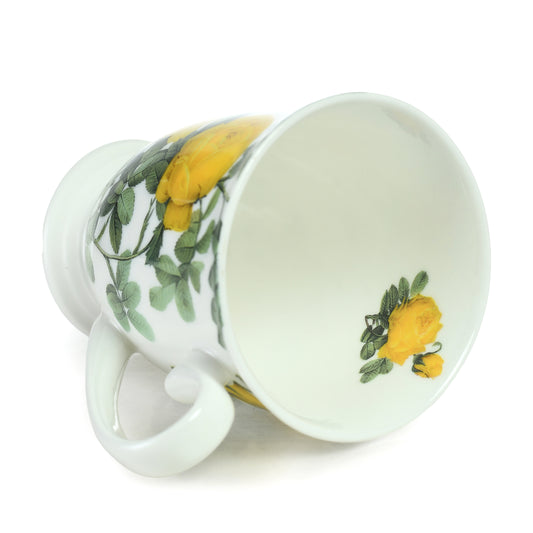 STECHCOL COFFEE/MILK MUG YELLOW ROSE SET 2